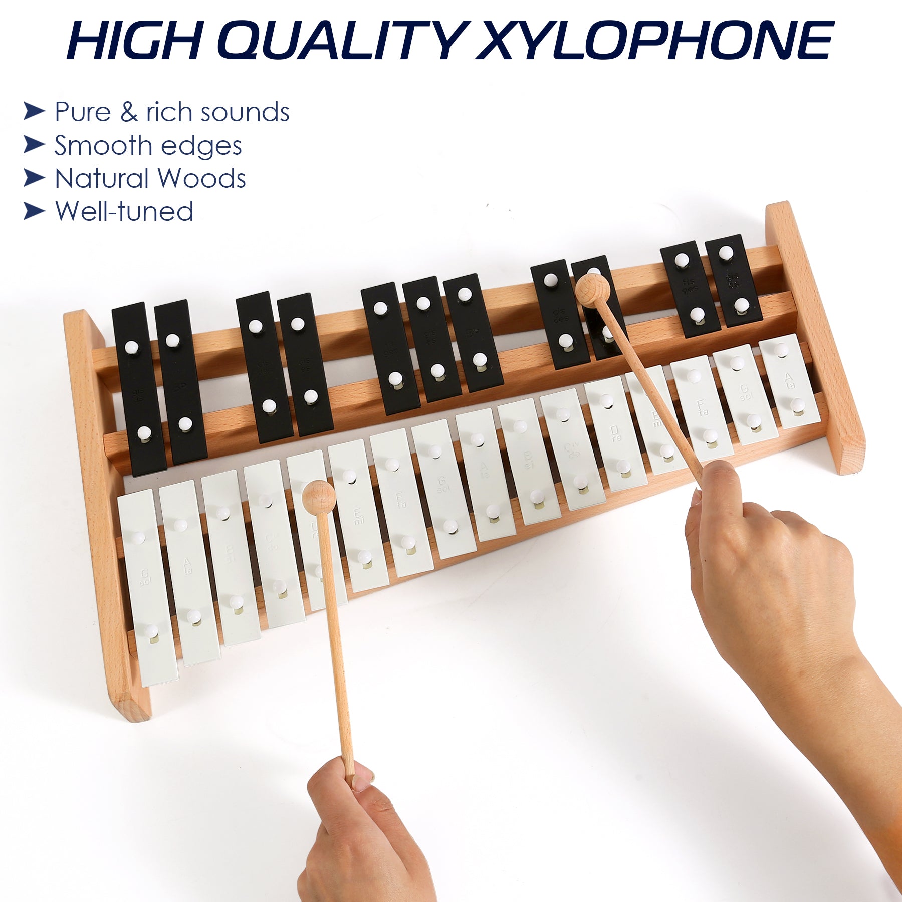 27 Note Glockenspiel Xylophone Musical Educational Instrument for