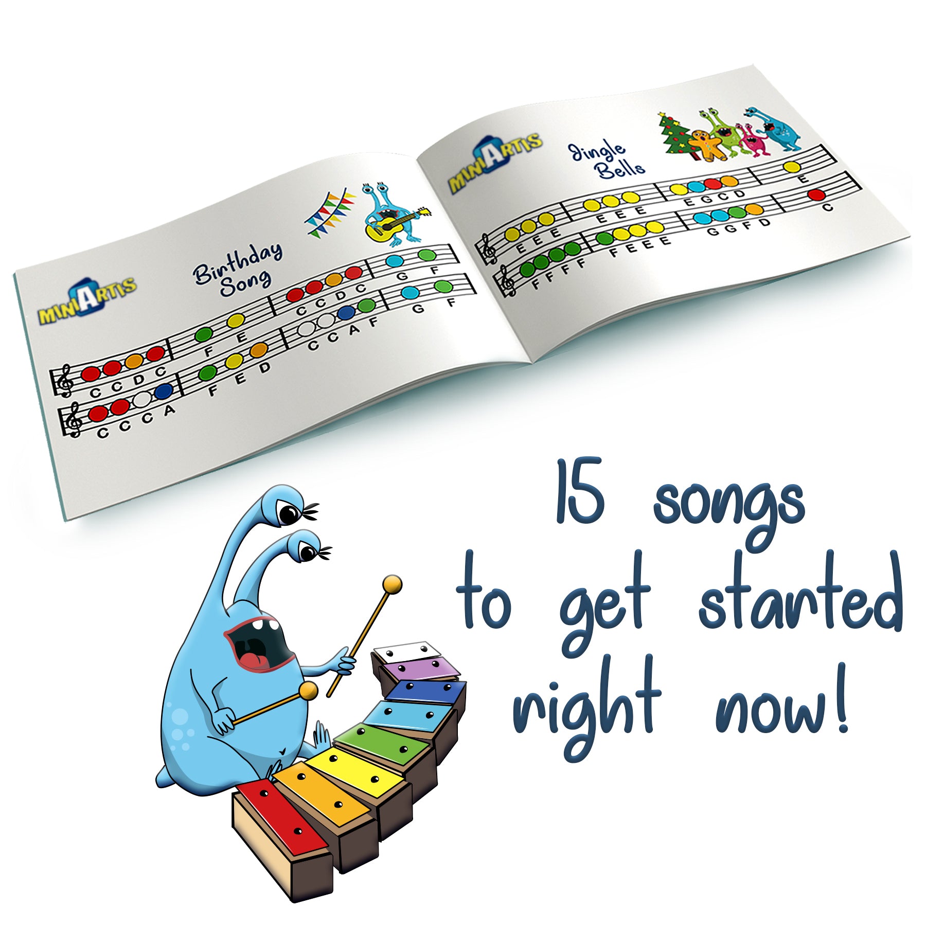 xylophone notes for happy birthday